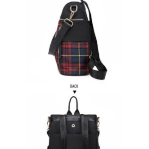 Plaid Backpack