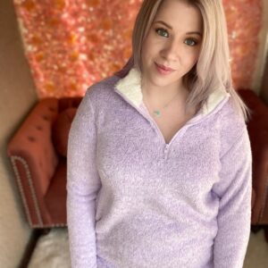 Lavender Plush Sweater