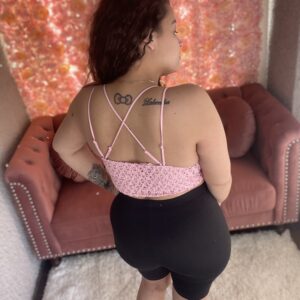 Myra Lace Bralette in Dusty Pink